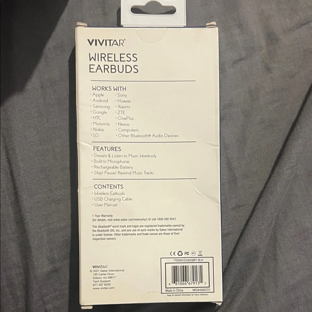 Black Wireless Earbuds